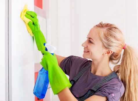 Airbnb cleaning service preparation in a Harrow short-let property