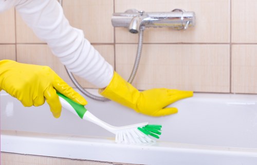 Oven cleaning appointment in a Harrow kitchen with careful preparation