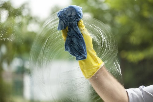 Detailed bathroom cleaning in a Harrow move in service