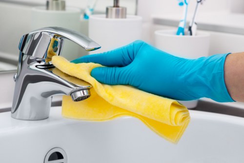 Professional changeover cleaning in a Harrow apartment between bookings